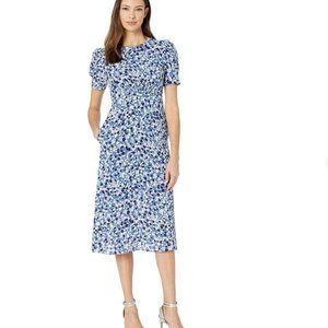 Vince Camuto - Fit and Flare Dress with novelty sleeves